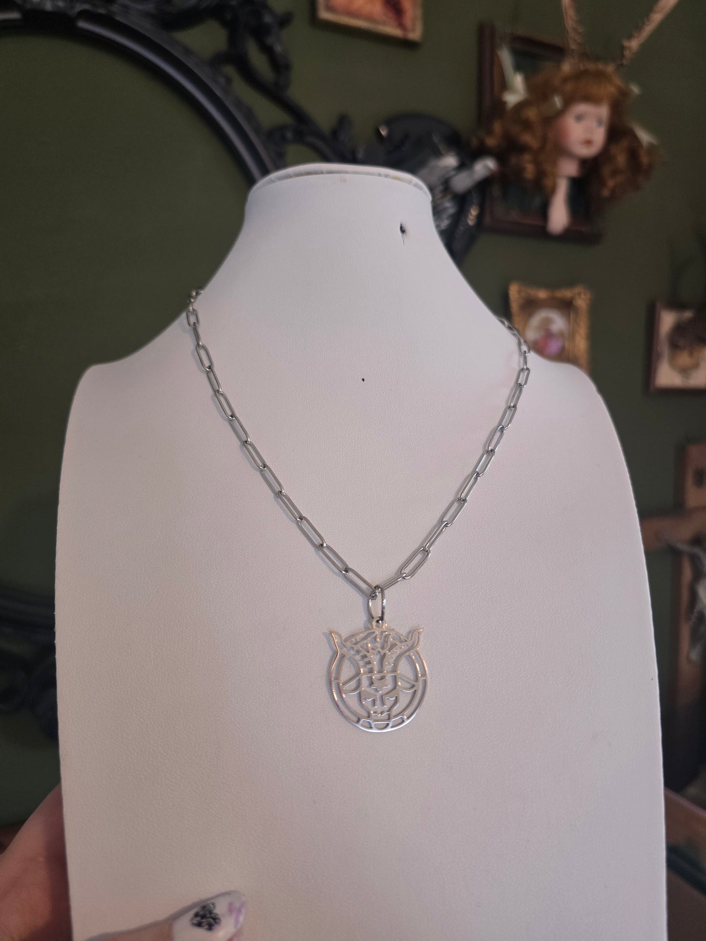 Edelstahl Kette "witchy"