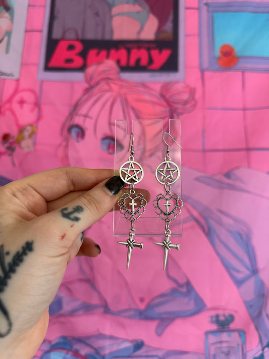 Ohrringe „Cross“