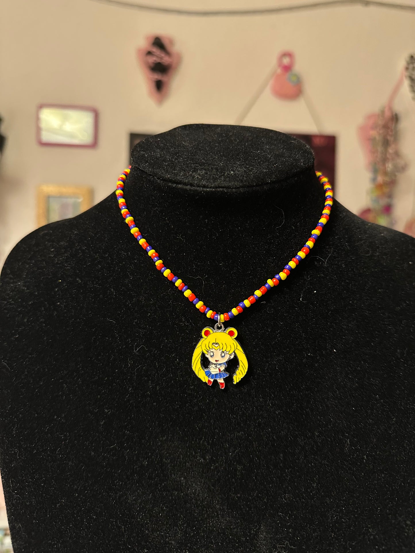 Perlen Kette „Sailor Moon“