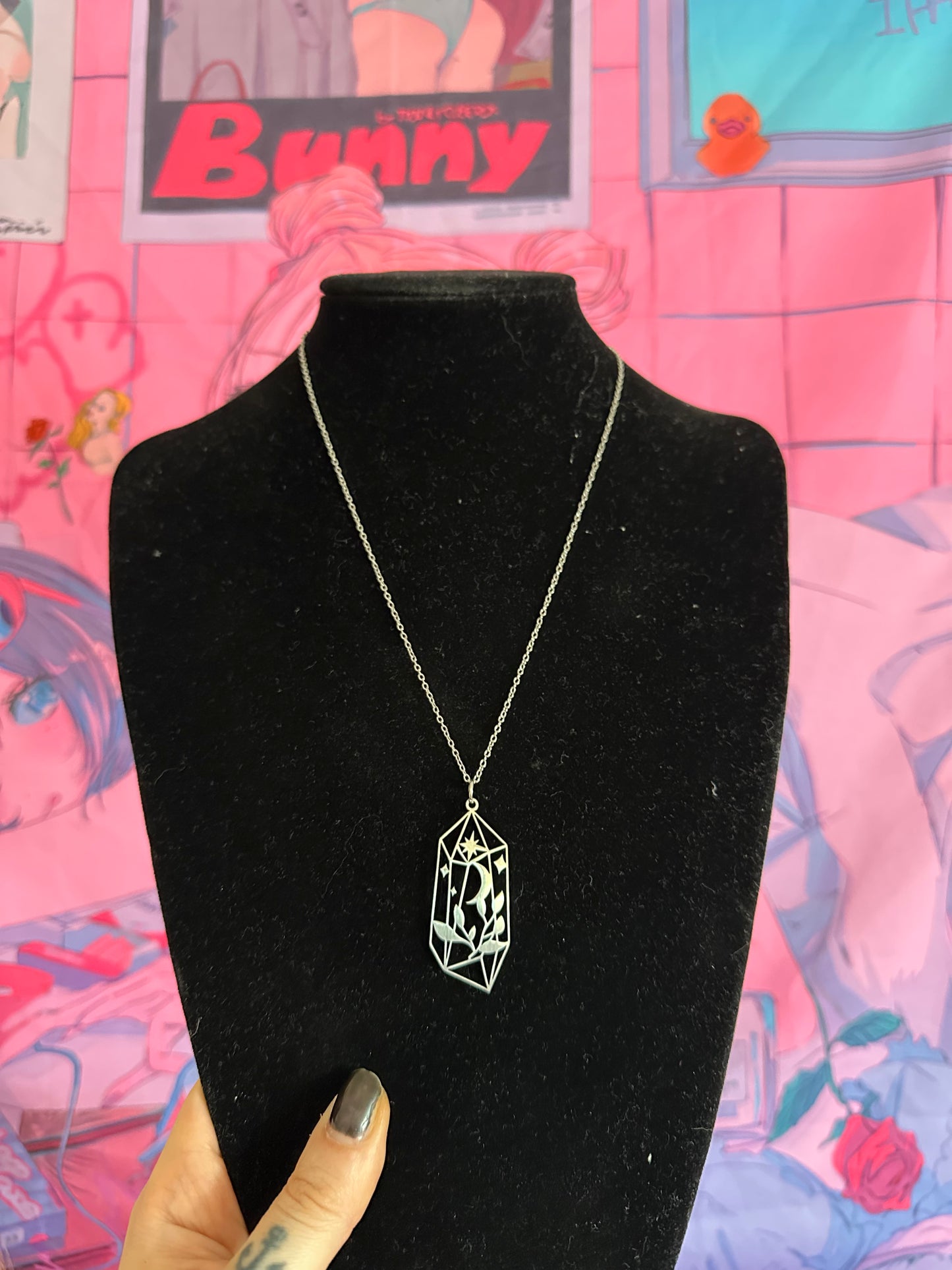 Kette „Kristall“ (Edelstahl)