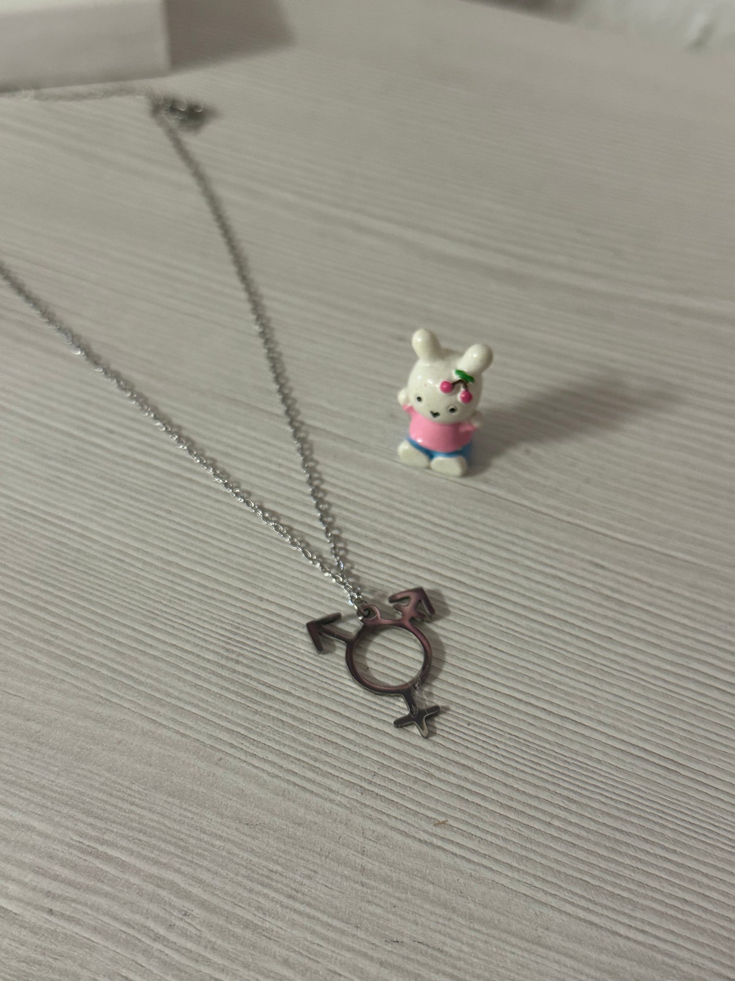 Kette mit Trans-Symbol (Edelstahl)