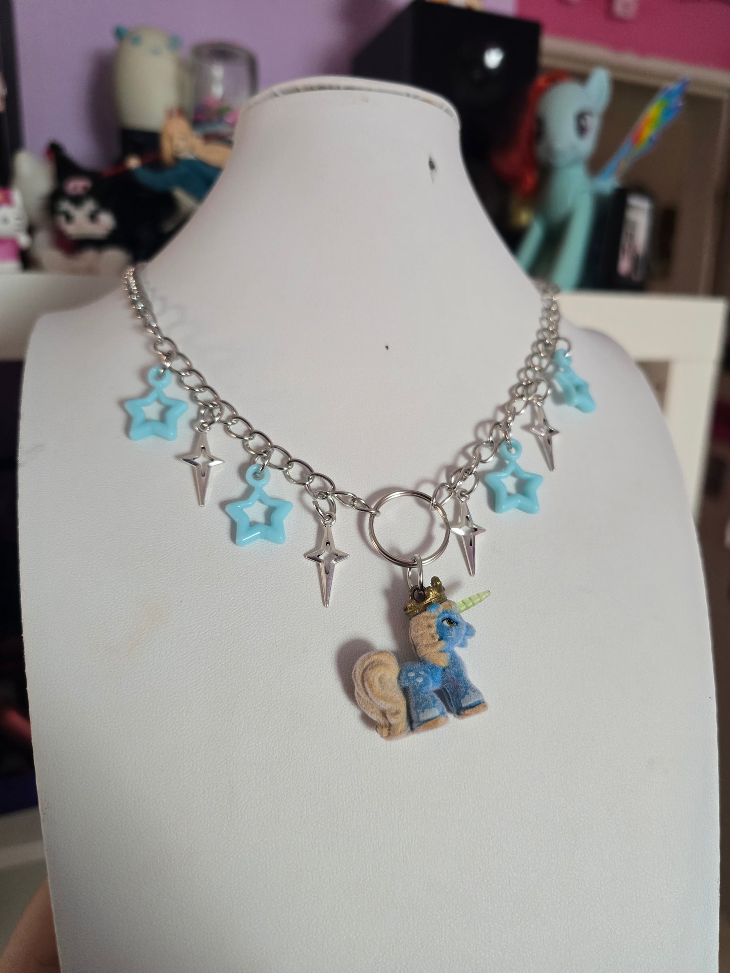 Kette "Ponyhof" (blau)