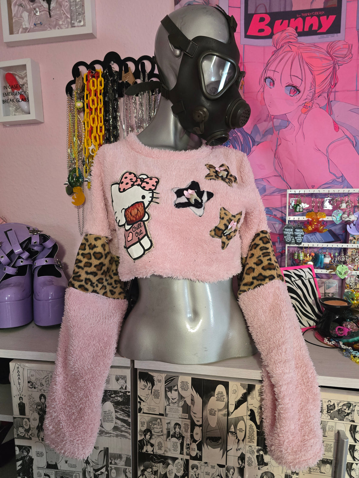 Cropped Pulli "PLÜSCH"
