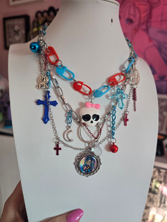 Upcycling Kette "Ghoulia"