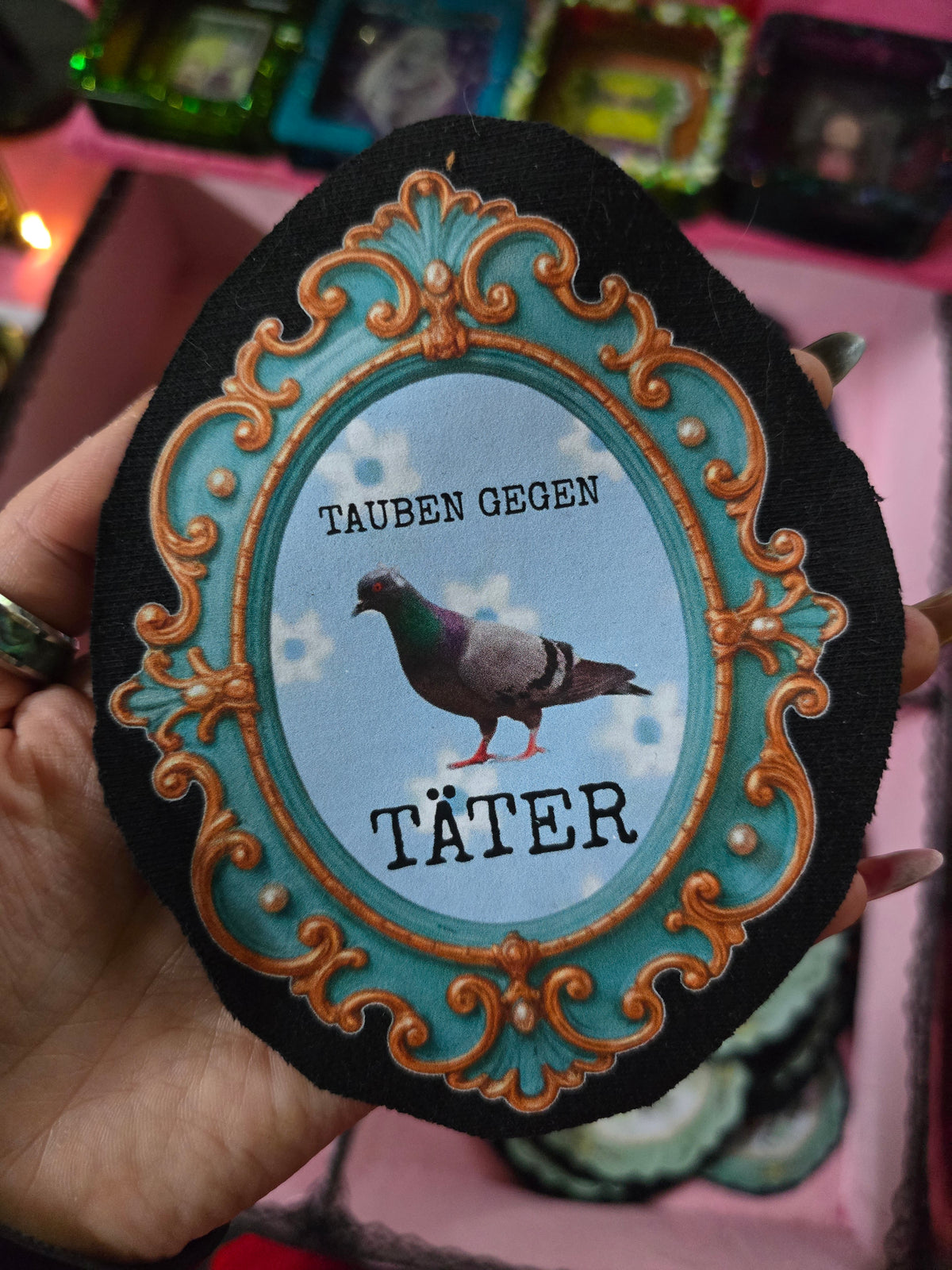 Patch "Tauben gegen Täter"