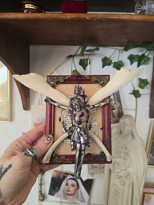 "Boneyard" Rahmen mit echten Knochen