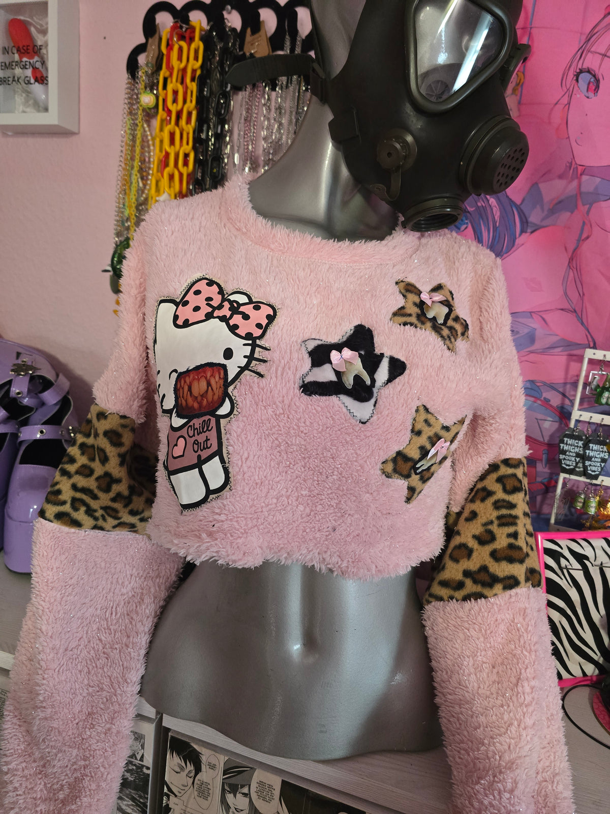 Cropped Pulli "PLÜSCH"