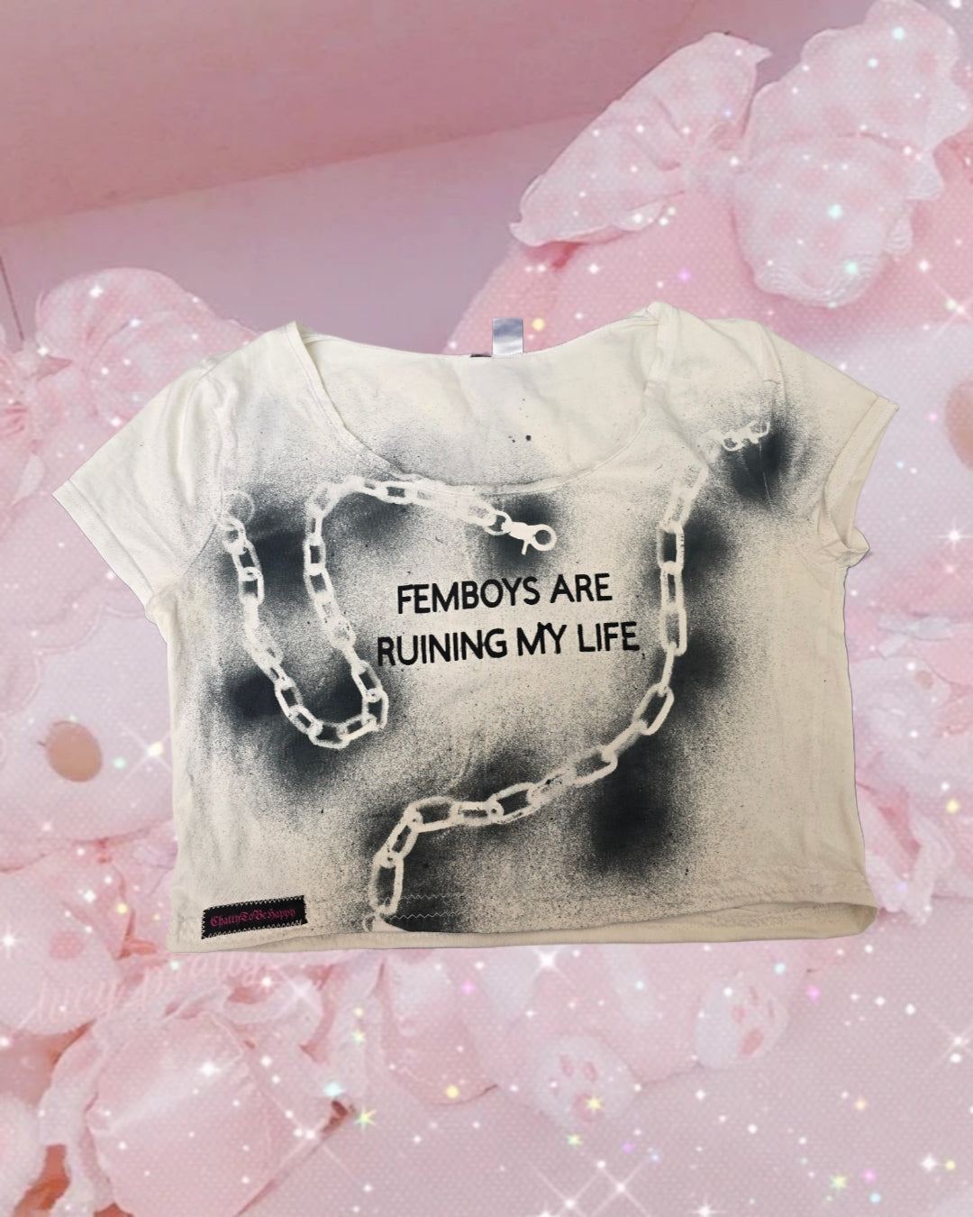 Crop Top "FEMBOYS ARE RUININGMY LIFE"