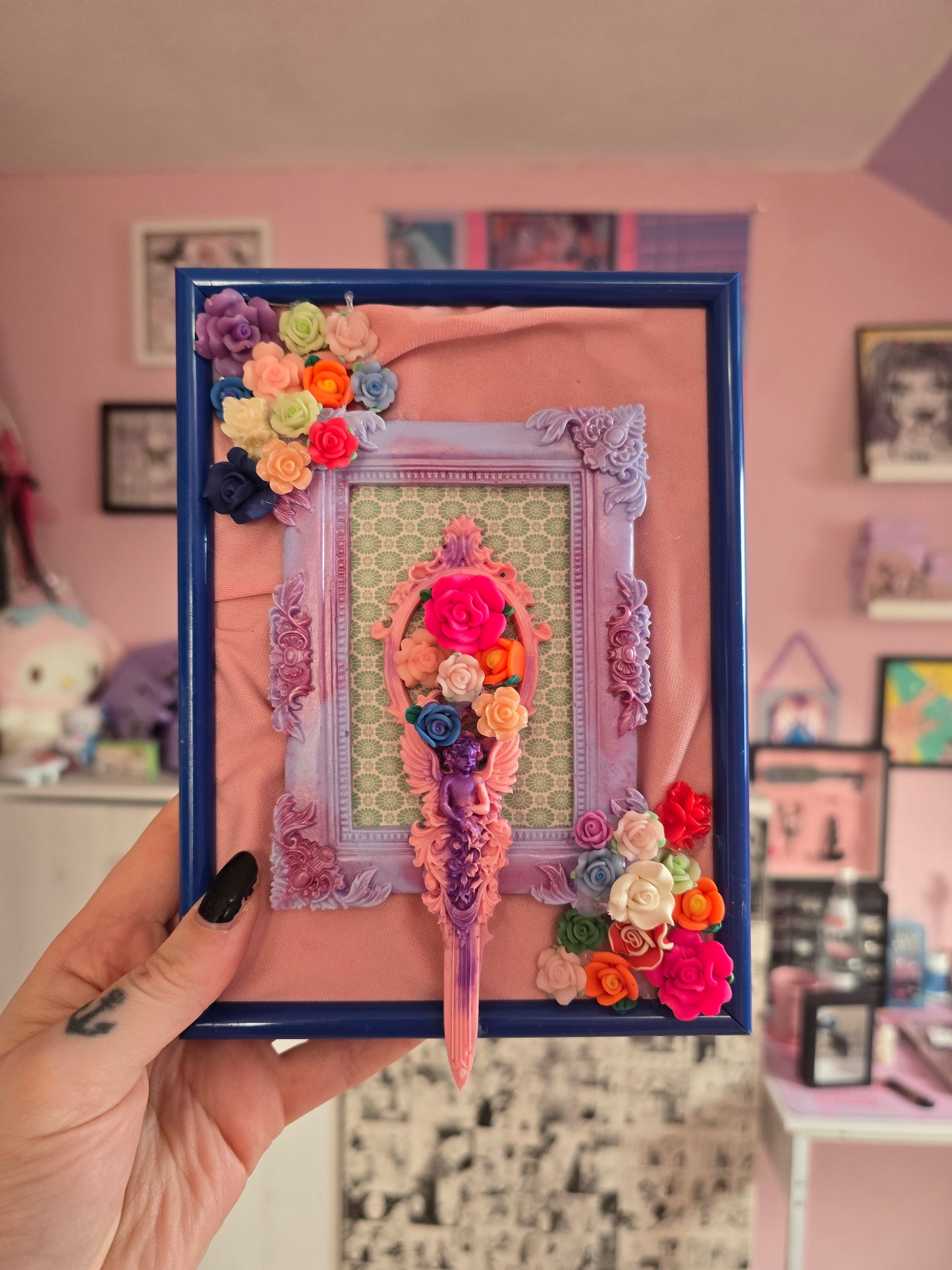 Rahmen mit bunten Ornamenten